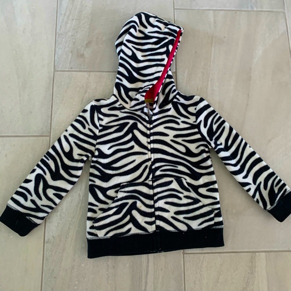 Carters Girl’s 2T Zip Up Hoody - Picture 1 of 3